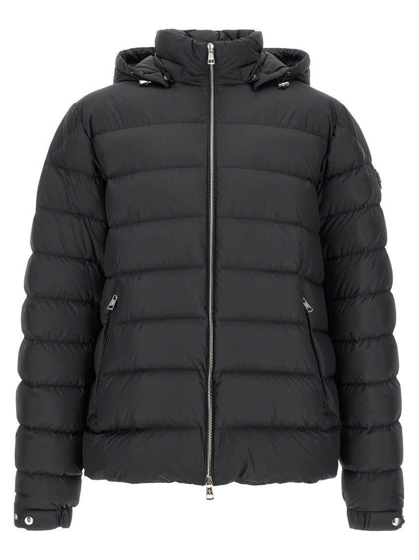 Black Quilted Down Jacket 1