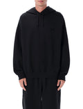 Black Oversized Logo Hoodie 1