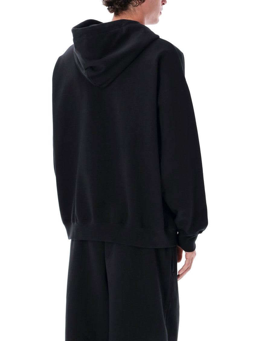 Black Oversized Logo Hoodie 2