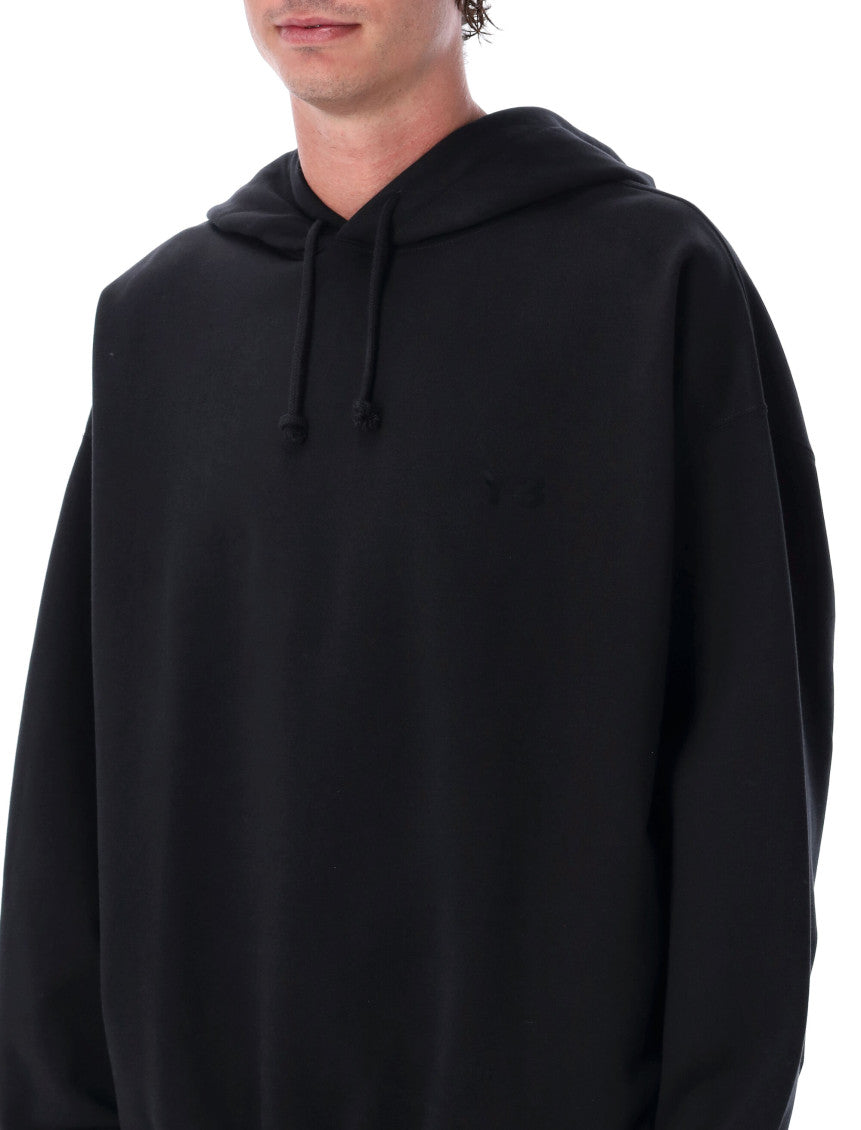 Black Oversized Logo Hoodie 3