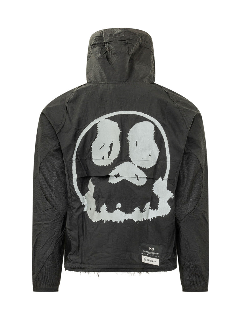 Black Logo Hood Jacket 2