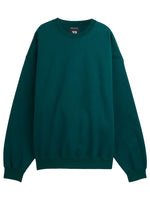 Green Solid Crew Neck Sweatshirt 1