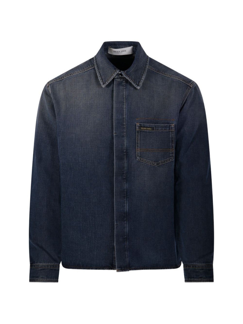 Blue Relaxed Denim Shirt 1