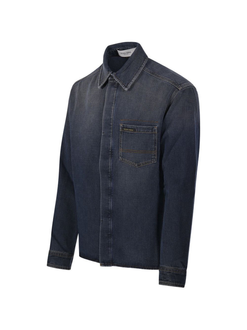 Blue Relaxed Denim Shirt 2