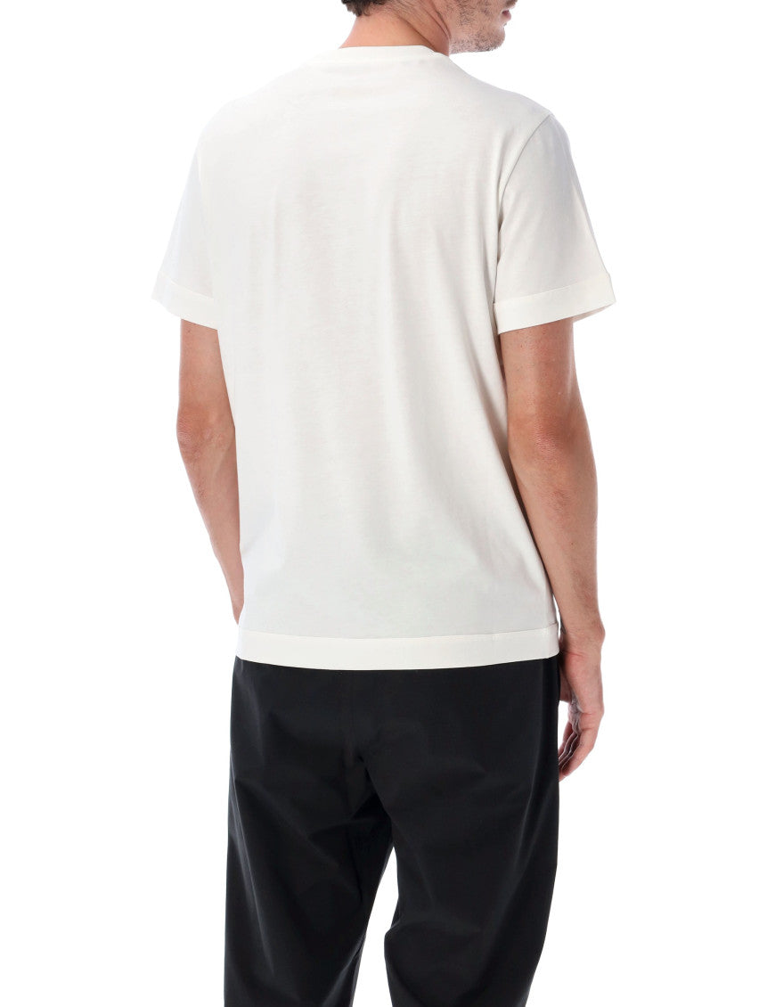 White Logo Crew Neck T-Shirt 2