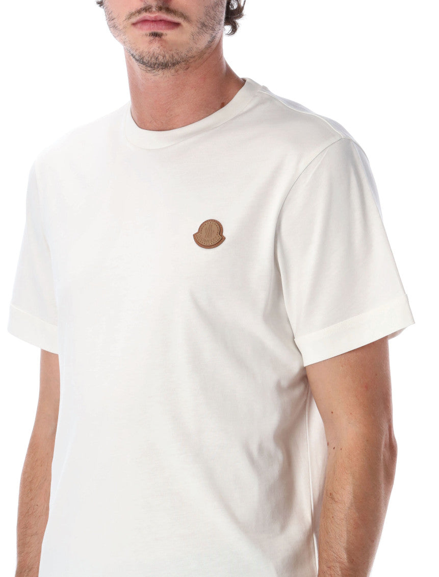 White Logo Crew Neck T-Shirt 3