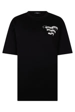 Black Regular Crew Neck T-Shirt 1