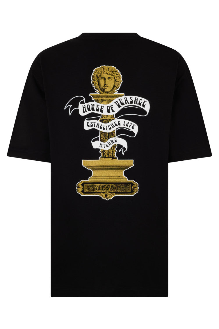 Black Regular Crew Neck T-Shirt 2