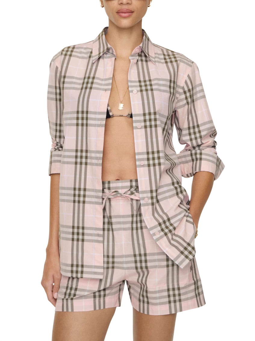 Pink Regular Checks Shirt 2
