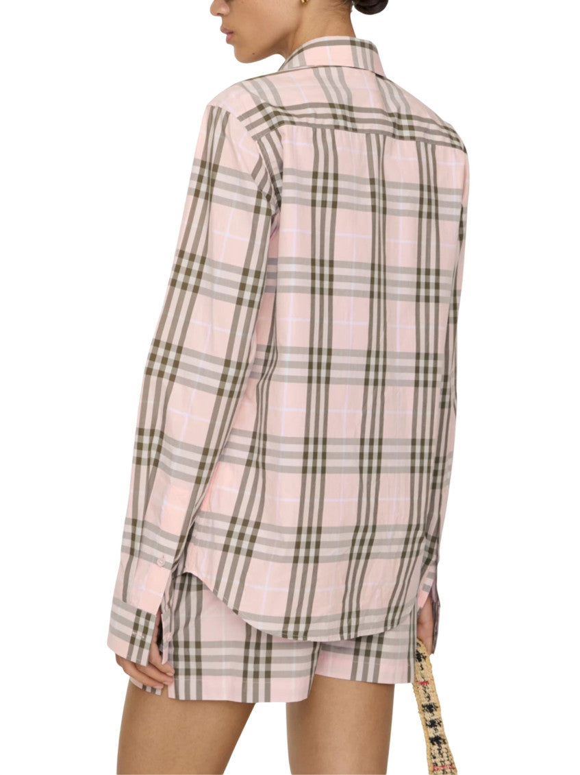 Pink Regular Checks Shirt 3