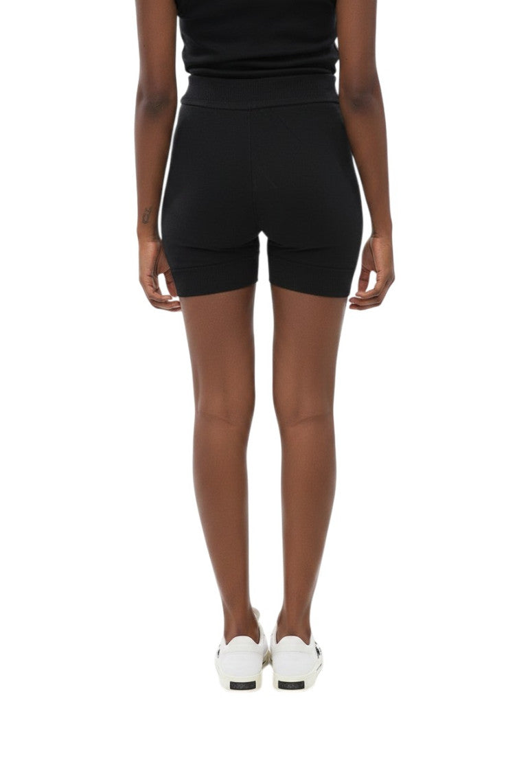 Black Embroidered Shorts 2