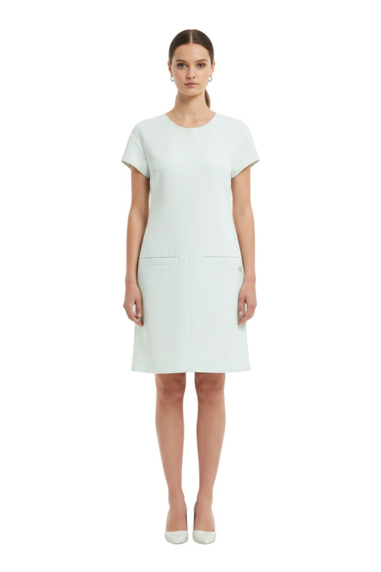 Light Green Solid Mini Dress 1