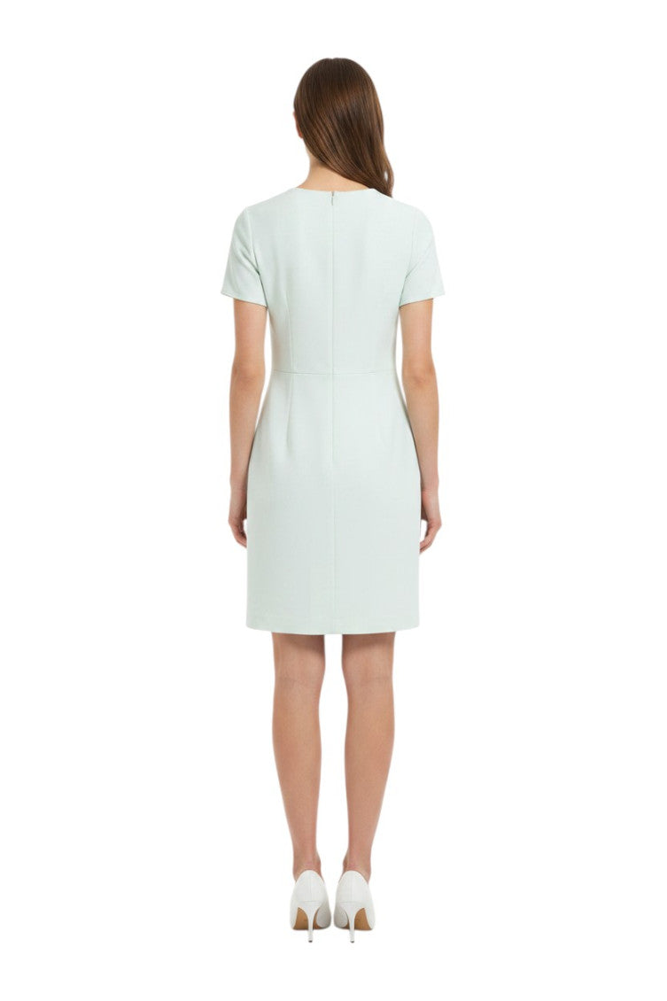 Light Green Solid Mini Dress 2