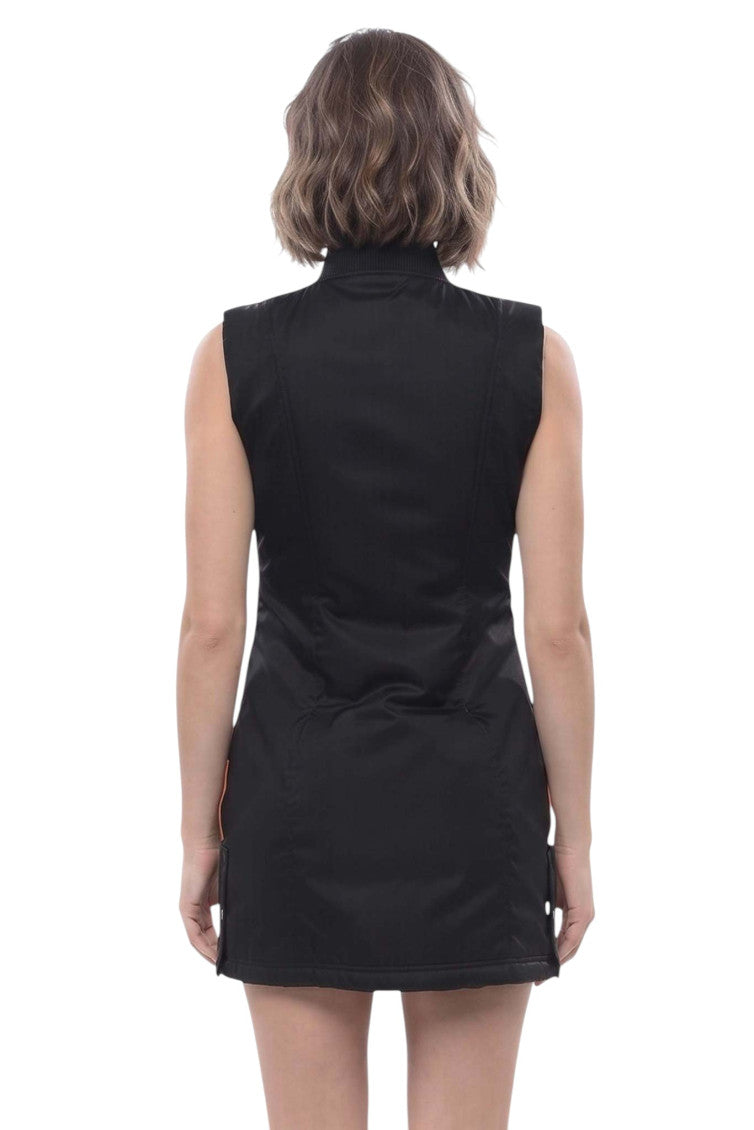 Black Solid Mini Dress 2