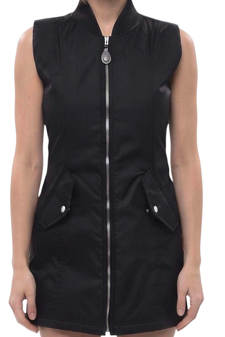 Black Solid Mini Dress 3
