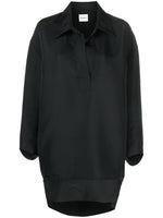 Black Solid Mini Dress 1