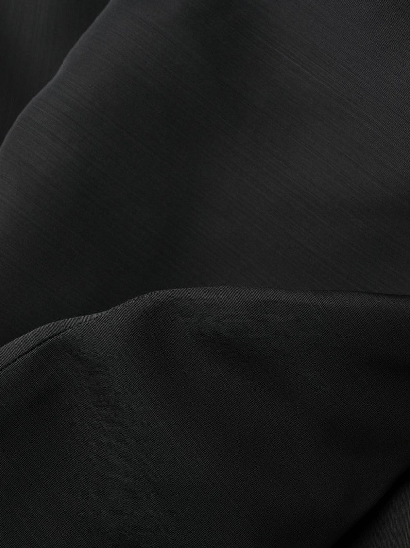 Black Solid Mini Dress 4