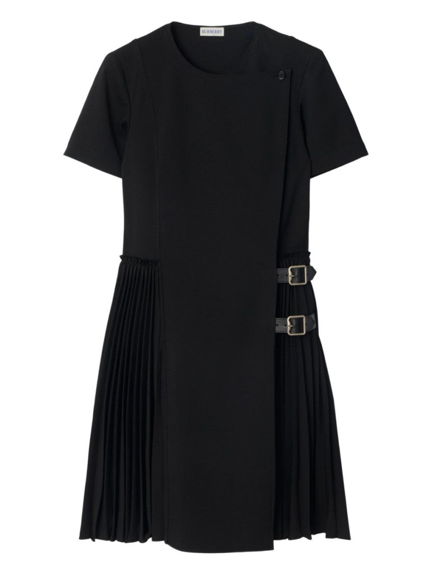 Black Short Wrap Dress 1