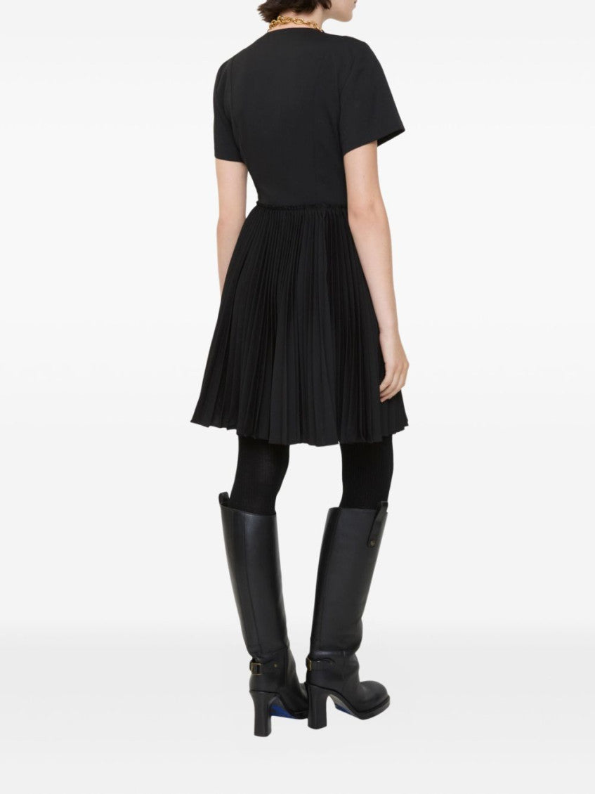 Black Short Wrap Dress 2