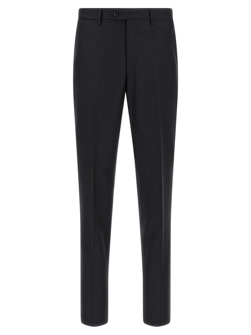 Dark Grey Single Breasted Suit 4