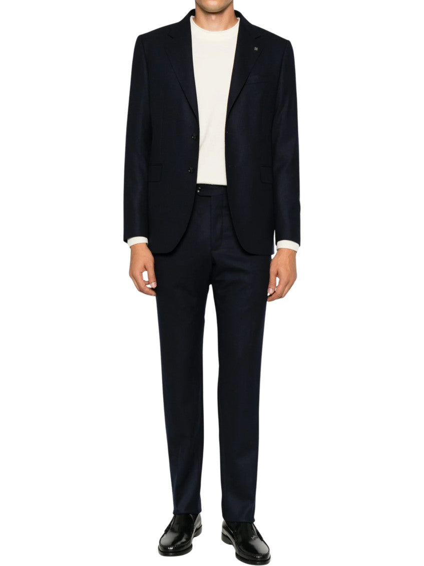 Navy Notched Lapel Suit 2