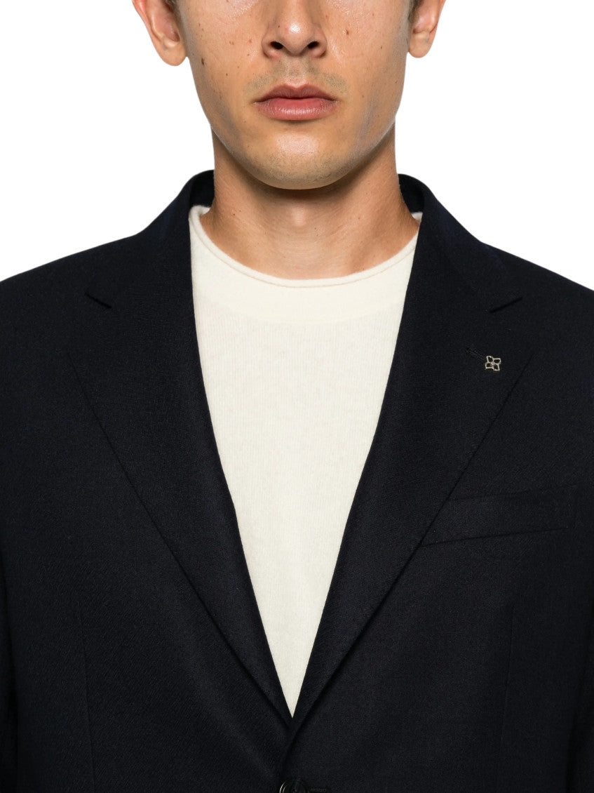 Navy Notched Lapel Suit 4