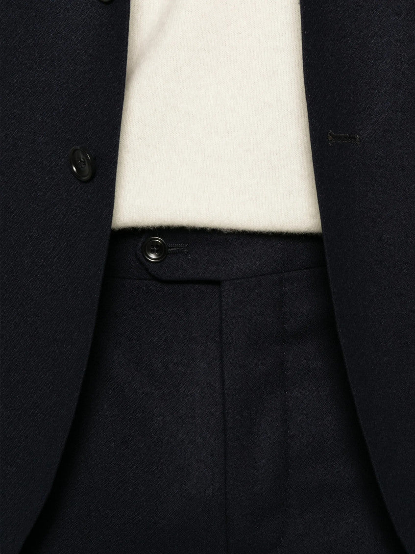 Navy Notched Lapel Suit 5