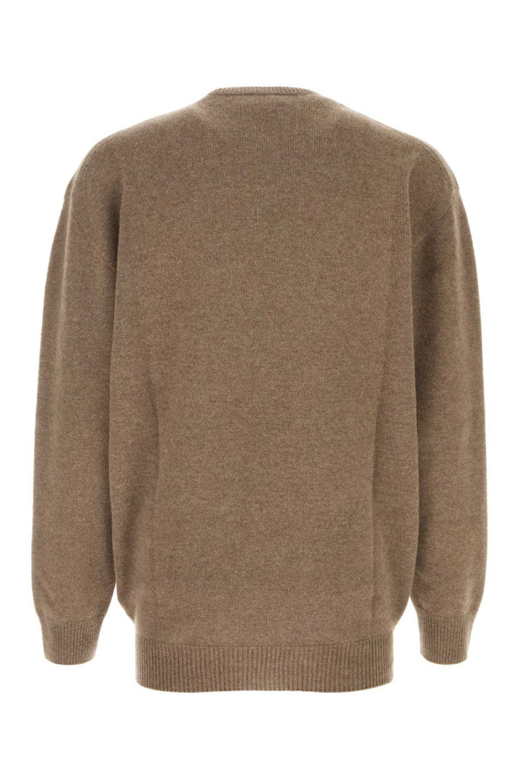 Brown Crew Neck Sweater 2