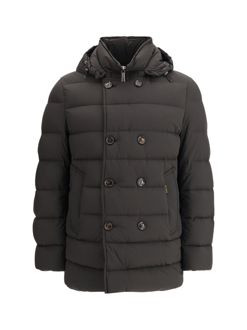 Dark Grey Quilted Jacket 1