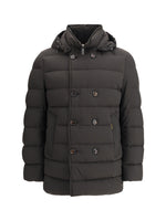 Dark Grey Quilted Jacket 1