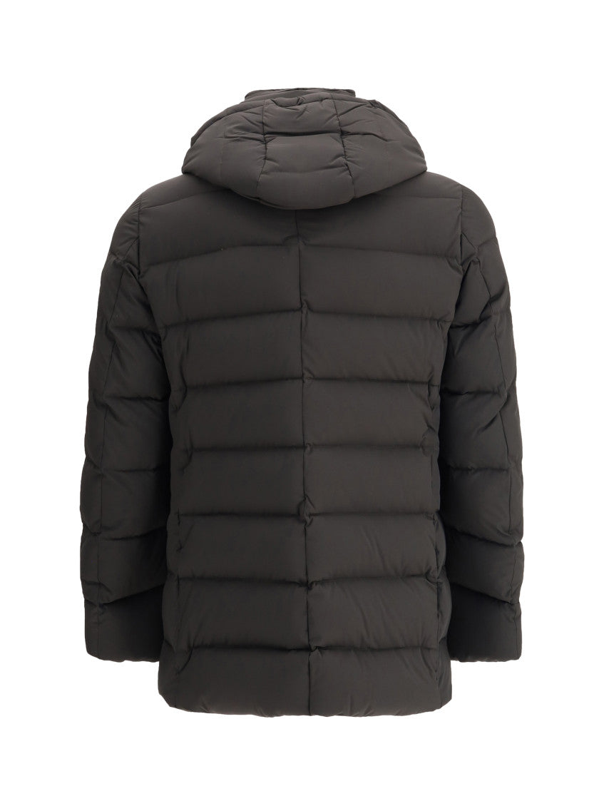 Dark Grey Quilted Jacket 2