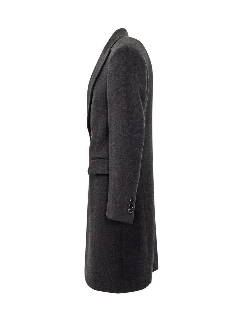 Dark Grey Regular Coat 3