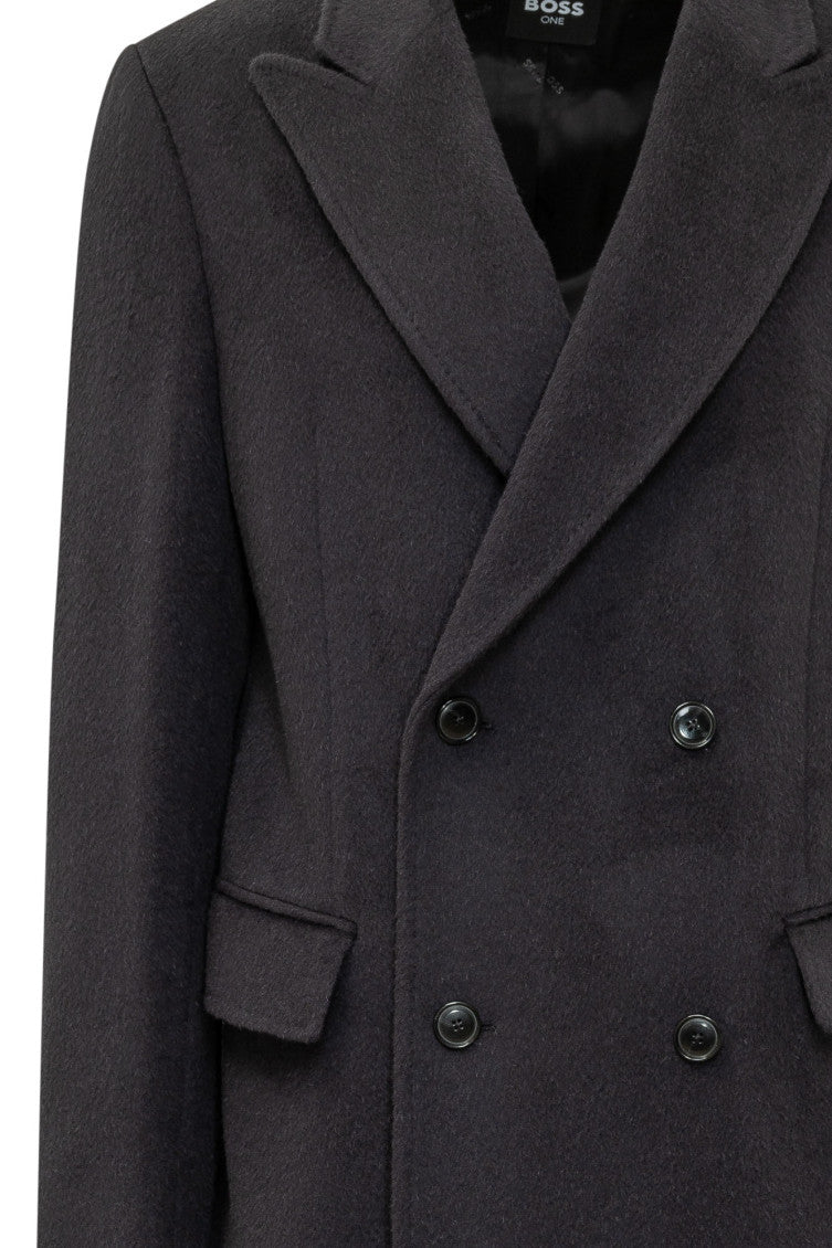 Dark Grey Regular Coat 4
