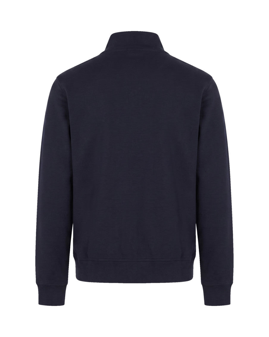 Navy Blue Zip-Up Sweatshirt 2