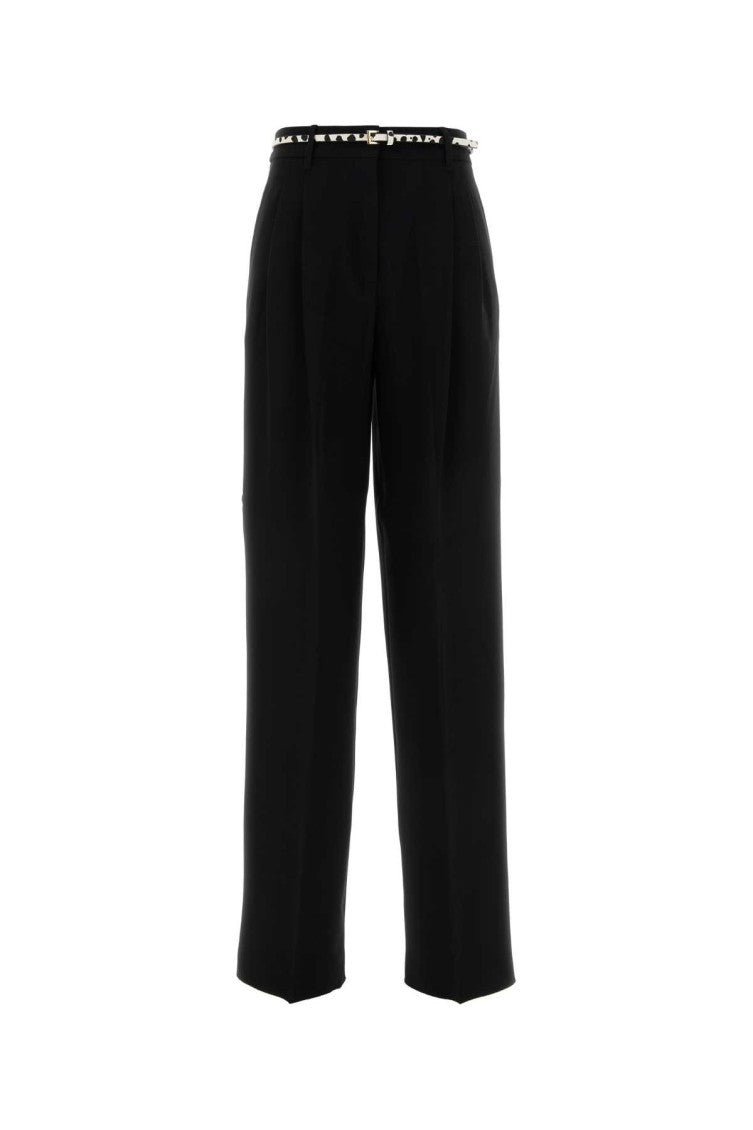 Black Tailored Flat Front Pant 1