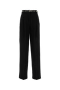 Black Tailored Flat Front Pant 1