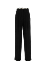 Black Tailored Flat Front Pant 1