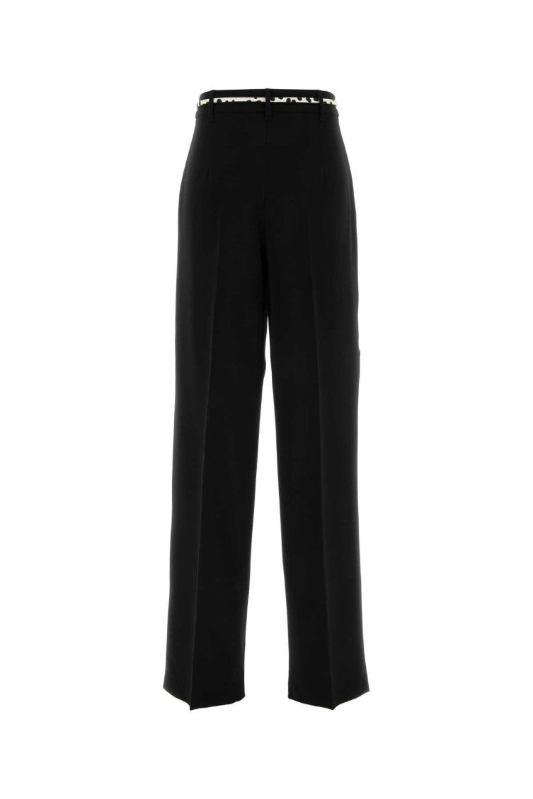 Black Tailored Flat Front Pant 2