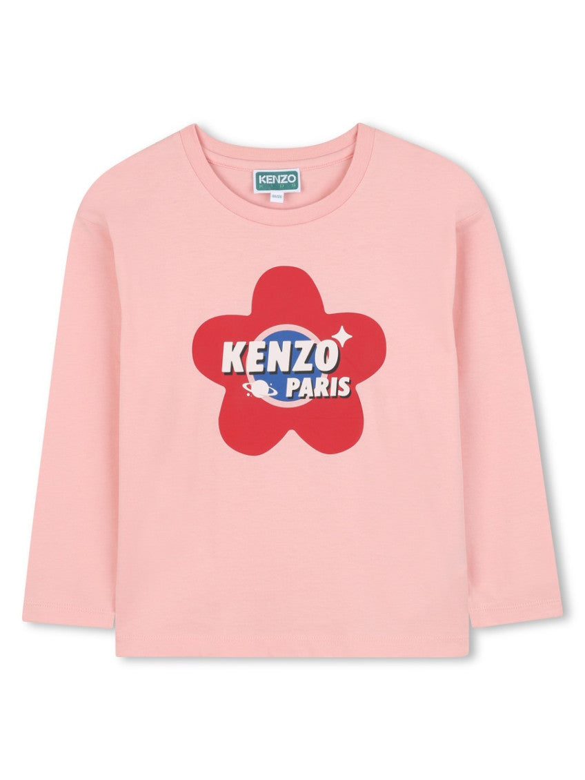 Girls Pink Logo T-shirt 1