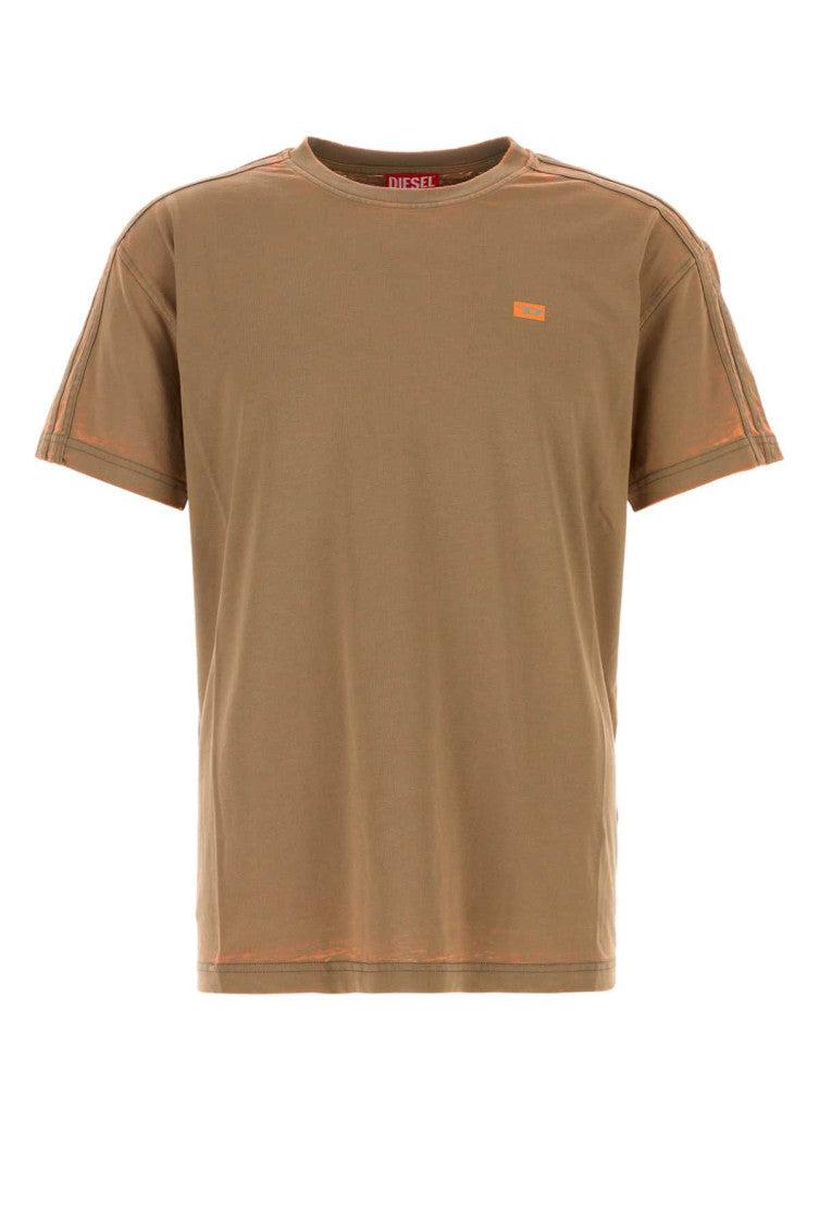 Brown Crew Neck T-Shirt 1