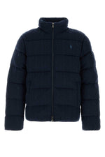 Navy Blue Quilted Jacket 1