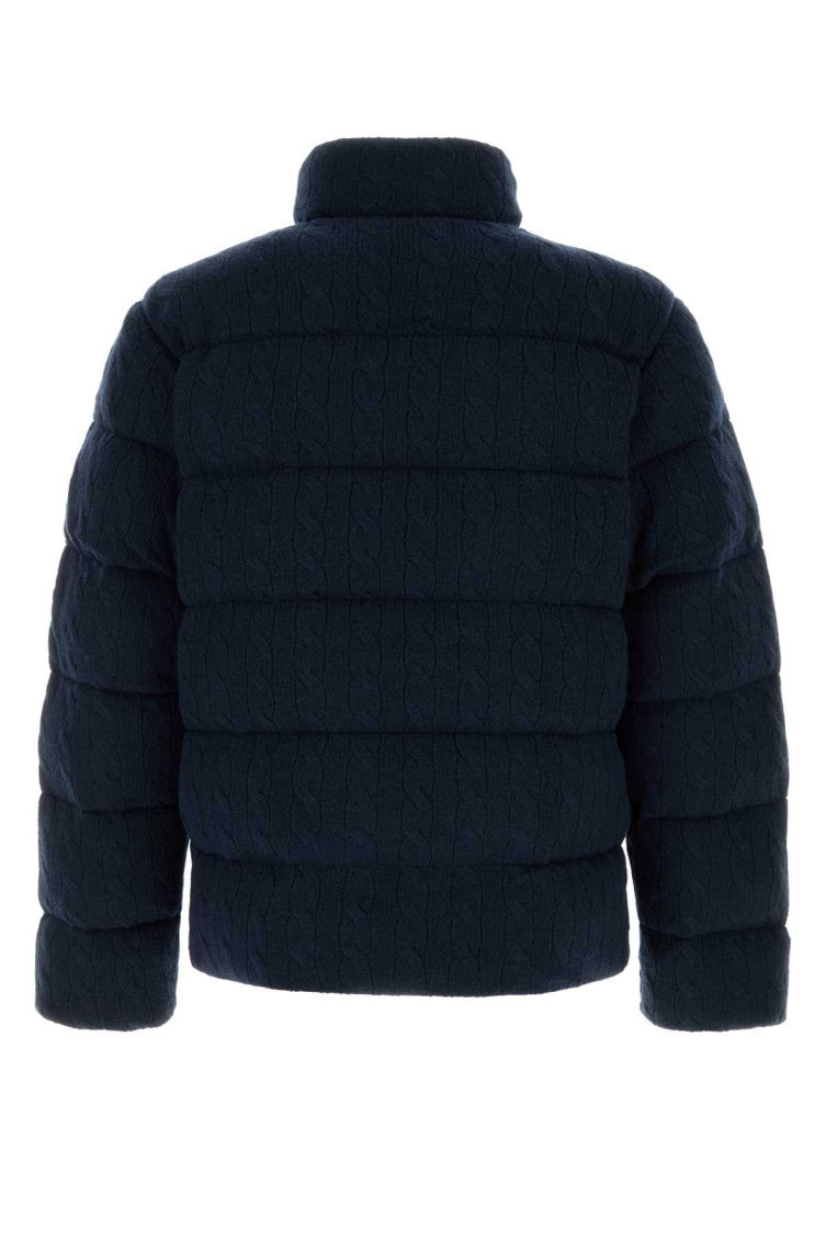 Navy Blue Quilted Jacket 2
