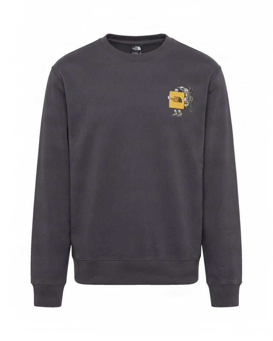 Dark Grey Graphic Sweatshirt 1