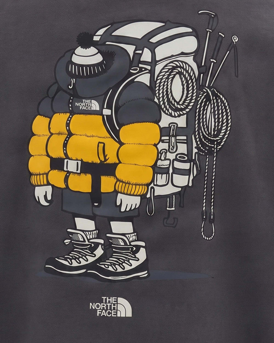 Dark Grey Graphic Sweatshirt 3