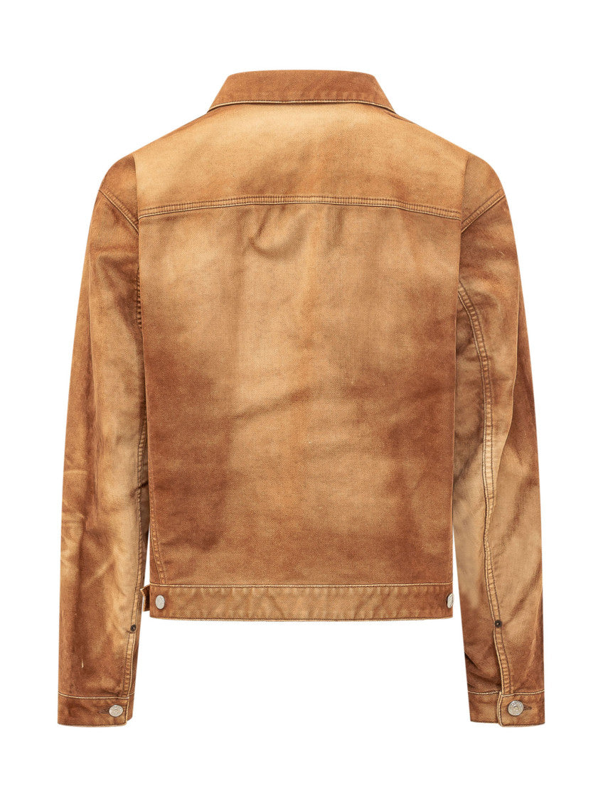 Beige Shirt Collar Jacket 2