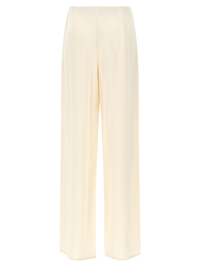 Off White Straight Pleated Pants 2