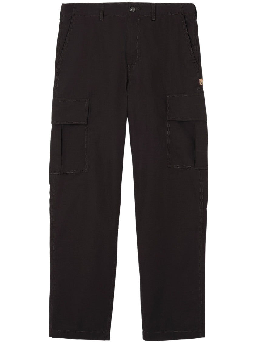 Dark Brown Regular Cargo Pants 1