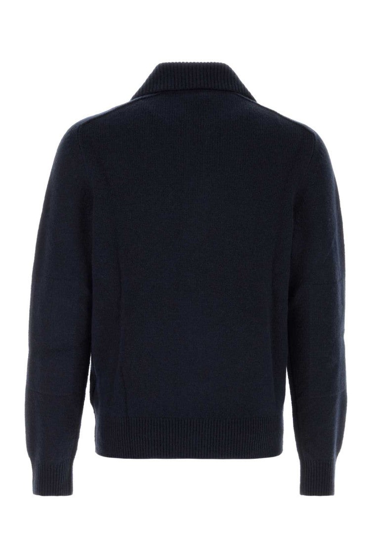 Midnight Blue Knitted Cardigan 2