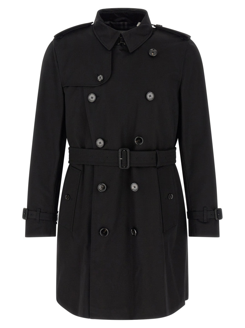 Black Regular Trench Coat 1