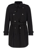 Black Regular Trench Coat 1